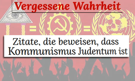 Kommunismus ist Judentum NWO_Strategien